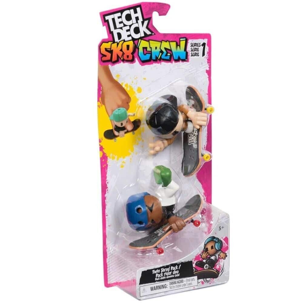 Tech Deck Sk8 Crew 2-Pack Exclusive Fingerboards with Assistive Figures